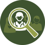 Green icon to refer clinicians